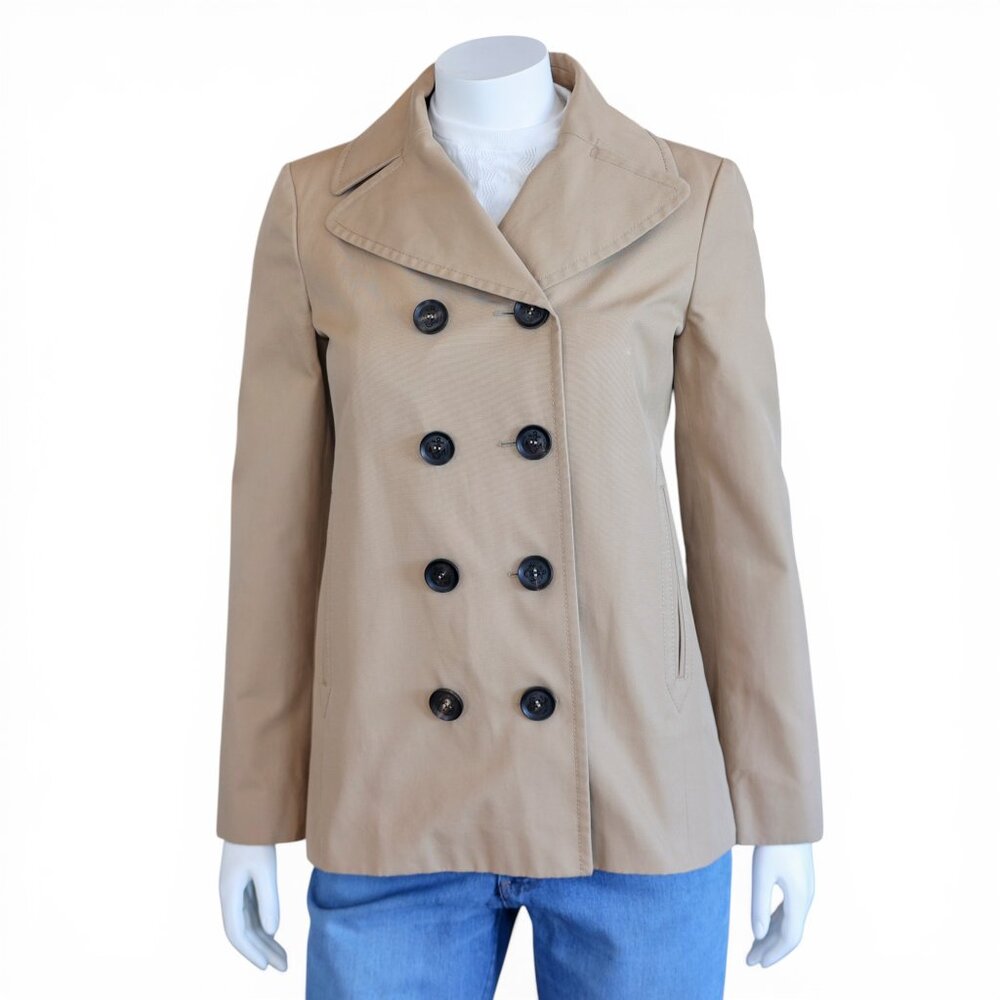 Gucci Camel Double-Breasted Jacket | Size 44 (M) | Made in Italy | Trench Style